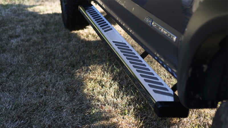 Lund 04-17 Nissan Titan Crew Cab Summit Ridge 2.0 Running Boards - Stainless Lund 04-17 Nissan Titan Crew Cab Summit Ridge 2.0 Running Boards - Stainless