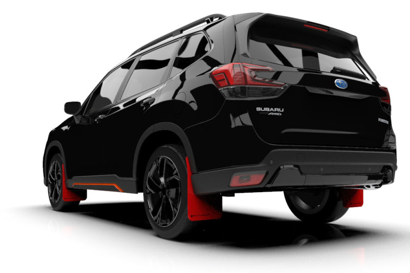Rally Armor 19-21 Subaru Forester Red UR Mud Flap w/ Black Logo Rally Armor 19-21 Subaru Forester Red UR Mud Flap w/ Black Logo