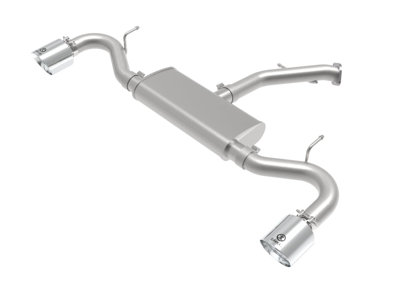 aFe Takeda Series 2.5in 409 SS Axle-Back Exhaust System Polished 18-20 Hyundai Elantra GT L4-1.6L(t) aFe Takeda Series 2.5in 409 SS Axle-Back Exhaust System Polished 18-20 Hyundai Elantra GT L4-1.6L(t)
