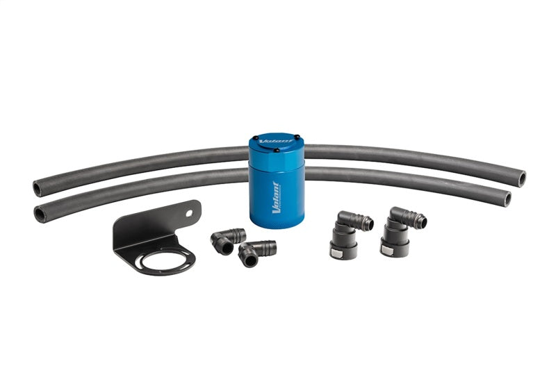 Volant 11-23 Ford F-150 3.5L Turbo Auto 3oz Aluminum Oil Catch Can w/Mounting Bracket - Blue Volant 11-23 Ford F-150 3.5L Turbo Auto 3oz Aluminum Oil Catch Can w/Mounting Bracket - Blue