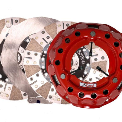 McLeod SFT LS Engine - 6 Bolt Crank - 1-1/8in x 26 Spline - Aluminum 164T Flywheel Twin Clutch Kit