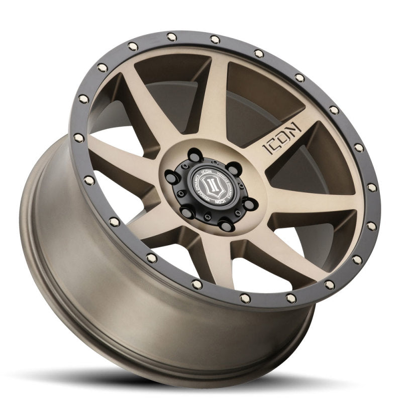 ICON Rebound 20x9 5x5 -12mm Offset 4.5in BS Bronze Wheel ICON Rebound 20x9 5x5 -12mm Offset 4.5in BS Bronze Wheel