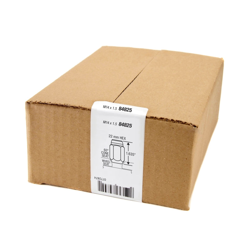 McGard 8 Lug Hex Install Kit w/Locks (Cone Seat Nut) M14X1.5 / 22mm Hex / 1.635in. Length - Chrome McGard 8 Lug Hex Install Kit w/Locks (Cone Seat Nut) M14X1.5 / 22mm Hex / 1.635in. Length - Chrome