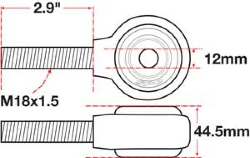 SPC Performance XAXIS Rod End Ball Joint SPC Performance XAXIS Rod End Ball Joint