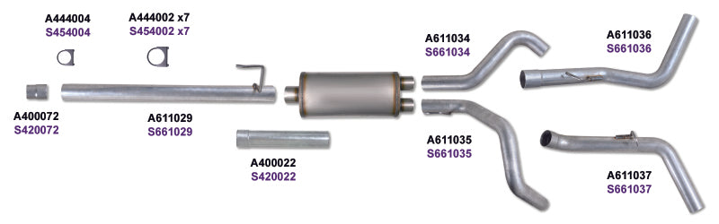 Diamond Eye KIT 3in CB DUAL GAS AL FORD 5.4L F150 04-08 Diamond Eye KIT 3in CB DUAL GAS AL FORD 5.4L F150 04-08