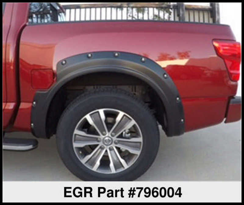 EGR 2017 Nissan Titan Bolt-On Look Fender Flares - Set EGR 2017 Nissan Titan Bolt-On Look Fender Flares - Set