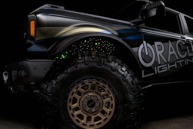 Oracle Lighting Fiber Optic Wheel Liner ColorSHIFT RGBW Kit-40W LED/600 Fibers SEE WARRANTY Oracle Lighting Fiber Optic Wheel Liner ColorSHIFT RGBW Kit-40W LED/600 Fibers SEE WARRANTY