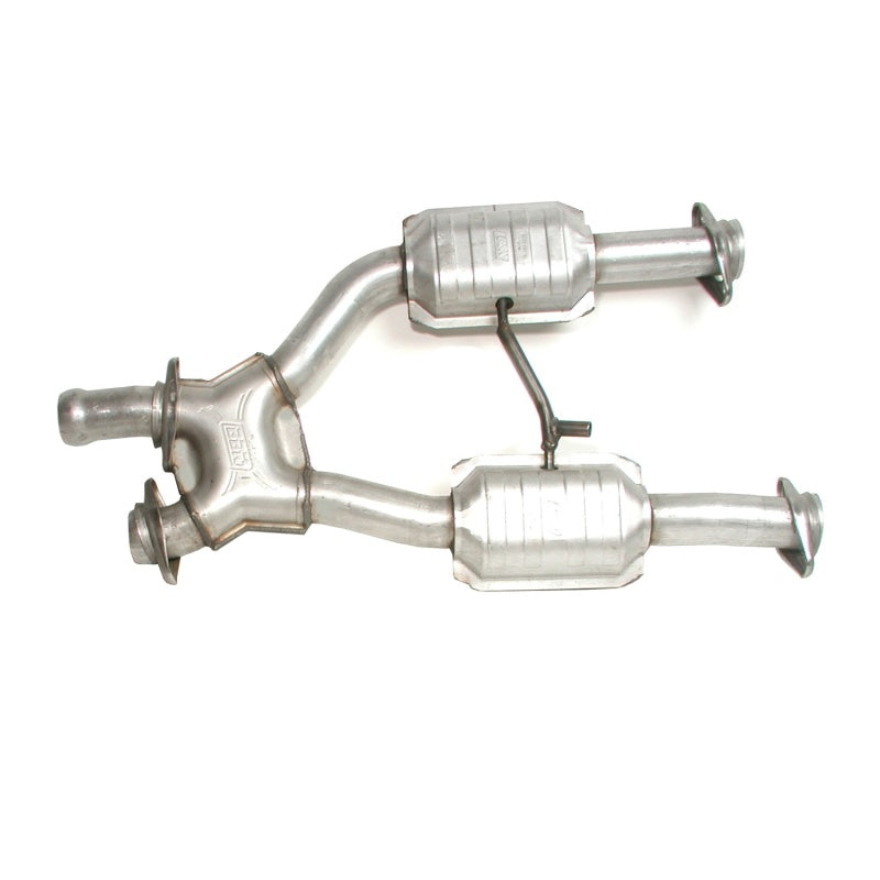 BBK 96-04 Mustang 4.6 GT / Cobra Short Mid X Pipe w Catalytic Converters 2-1/2 For Long Tube Headers BBK 96-04 Mustang 4.6 GT / Cobra Short Mid X Pipe w Catalytic Converters 2-1/2 For Long Tube Headers