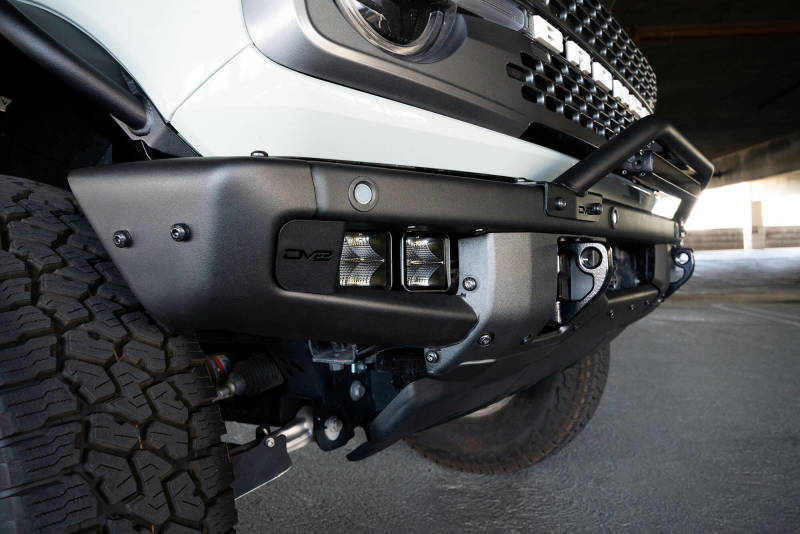 DV8 Offroad 21-22 Ford Bronco Factory Bumper Pocket Light Mount (Pair) 3in LED Pod Lights DV8 Offroad 21-22 Ford Bronco Factory Bumper Pocket Light Mount (Pair) 3in LED Pod Lights