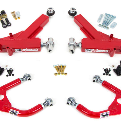 UMI Performance 93-02 GM F-Body A-Arm Kit Road Race Boxed Lower + Adj Upper