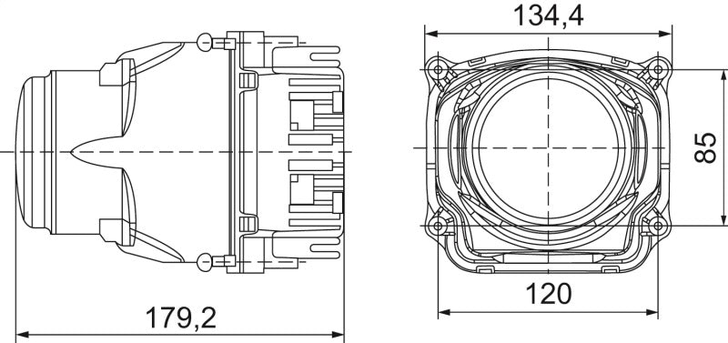 Hella 90mm Bi-LED High - Low Beam 2nd Gen (SAE) Module Hella 90mm Bi-LED High - Low Beam 2nd Gen (SAE) Module