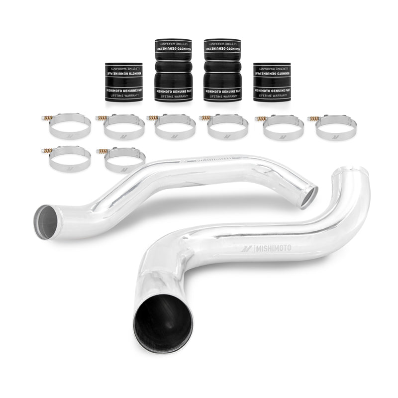 Mishimoto 99-03 Ford 7.3L Powerstroke PSD Black Intercooler Kit w/ Polished Pipes Mishimoto 99-03 Ford 7.3L Powerstroke PSD Black Intercooler Kit w/ Polished Pipes