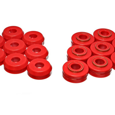 Energy Suspension Fd Bronco Body Mount Set - Red