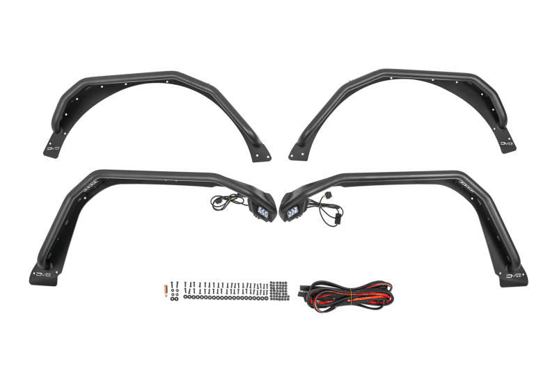DV8 Offroad 18-23 Jeep Wrangler JL Spec Series Tube Fenders DV8 Offroad 18-23 Jeep Wrangler JL Spec Series Tube Fenders