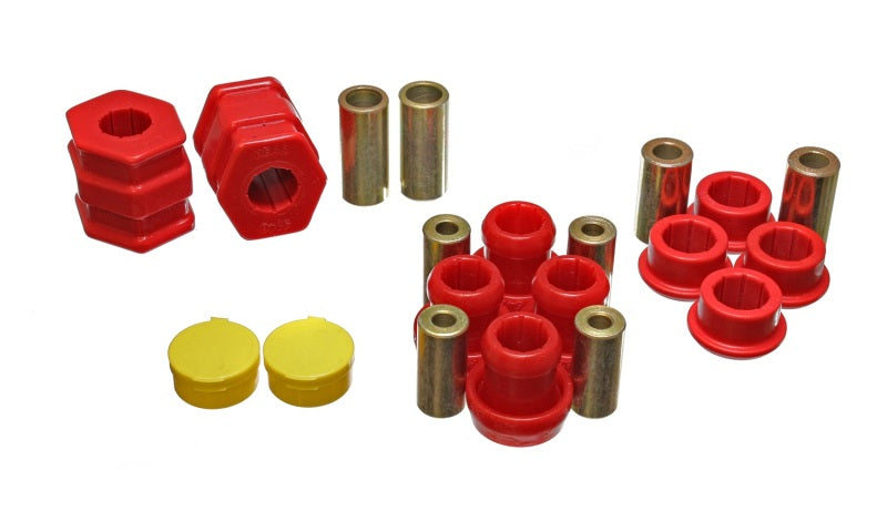 Energy Suspension 99-00 Honda Civic Si Red Front Control Arm Bushing Set Energy Suspension 99-00 Honda Civic Si Red Front Control Arm Bushing Set