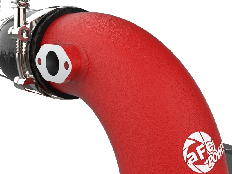 aFe Kia Stinger 18-22 V6-3.3L (tt) BladeRunner Cold Charge Pipe- Red aFe Kia Stinger 18-22 V6-3.3L (tt) BladeRunner Cold Charge Pipe- Red