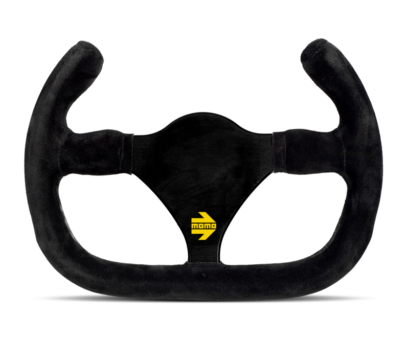 Momo MOD27/C Steering Wheel 270 mm -  Black Suede/Black Spokes Momo MOD27/C Steering Wheel 270 mm -  Black Suede/Black Spokes
