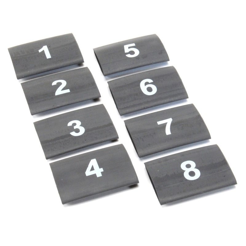 DEI Wire Markers 8pc Set Numbered 1-8 - Black DEI Wire Markers 8pc Set Numbered 1-8 - Black