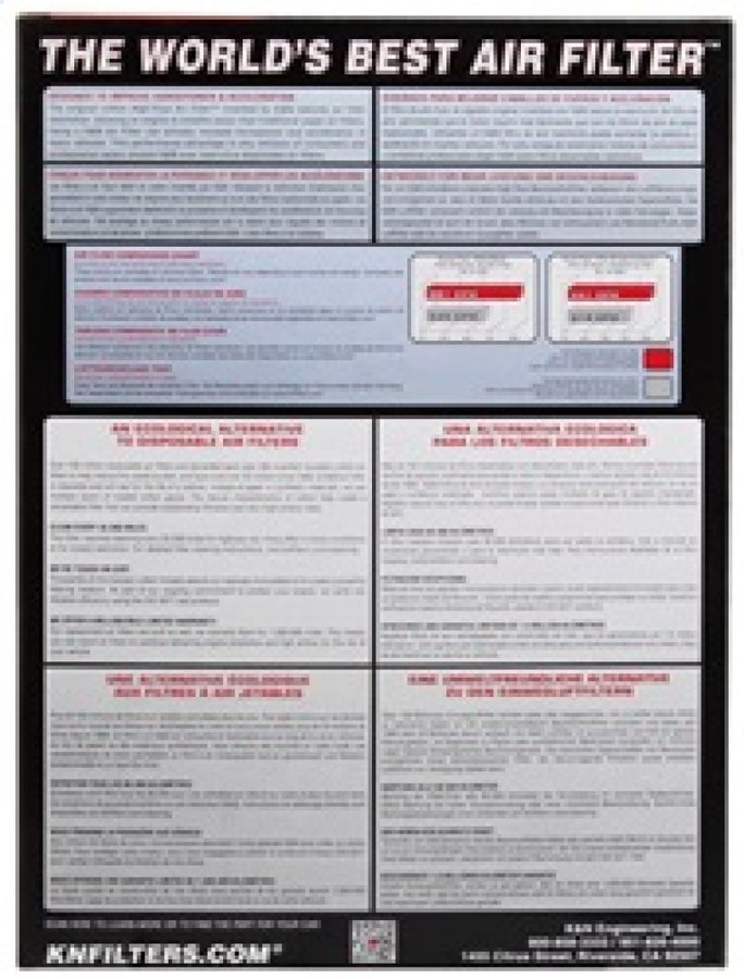 K&N Replacement Air Filter TOYOTA TACOMA 2.7L-L4; 2005-2010 K&N Replacement Air Filter TOYOTA TACOMA 2.7L-L4; 2005-2010