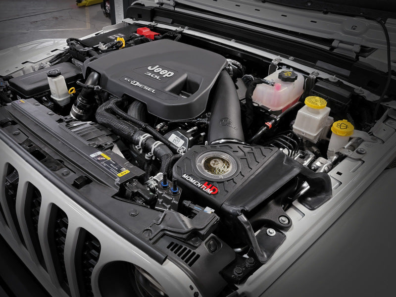aFe 20-21 Jeep Wrangler (JL) V6-3.0L (td) Momentum HD Cold Air Intake System w/ Pro GUARD 7 Media aFe 20-21 Jeep Wrangler (JL) V6-3.0L (td) Momentum HD Cold Air Intake System w/ Pro GUARD 7 Media