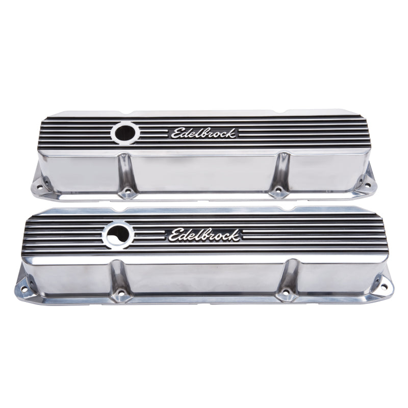 Edelbrock Valve Cover Elite II Chrysler 383-440 Big Block V8 Polished Edelbrock Valve Cover Elite II Chrysler 383-440 Big Block V8 Polished