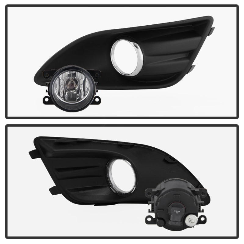 Spyder Ford C-Max 2013-2015 OEM Fog Light W/Universal Switch- Clear FL-FCMAX2013-C Spyder Ford C-Max 2013-2015 OEM Fog Light W/Universal Switch- Clear FL-FCMAX2013-C