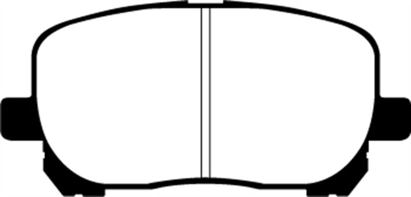 EBC 02-08 Pontiac Vibe 1.8 Greenstuff Front Brake Pads EBC 02-08 Pontiac Vibe 1.8 Greenstuff Front Brake Pads