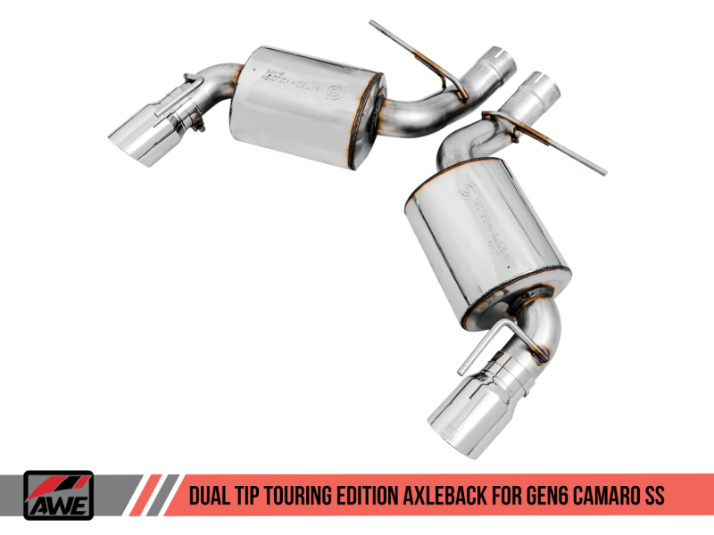AWE Tuning 16-18 Chevrolet Camaro SS Axle-back Exhaust - Touring Edition (Chrome Silver Tips) AWE Tuning 16-18 Chevrolet Camaro SS Axle-back Exhaust - Touring Edition (Chrome Silver Tips)