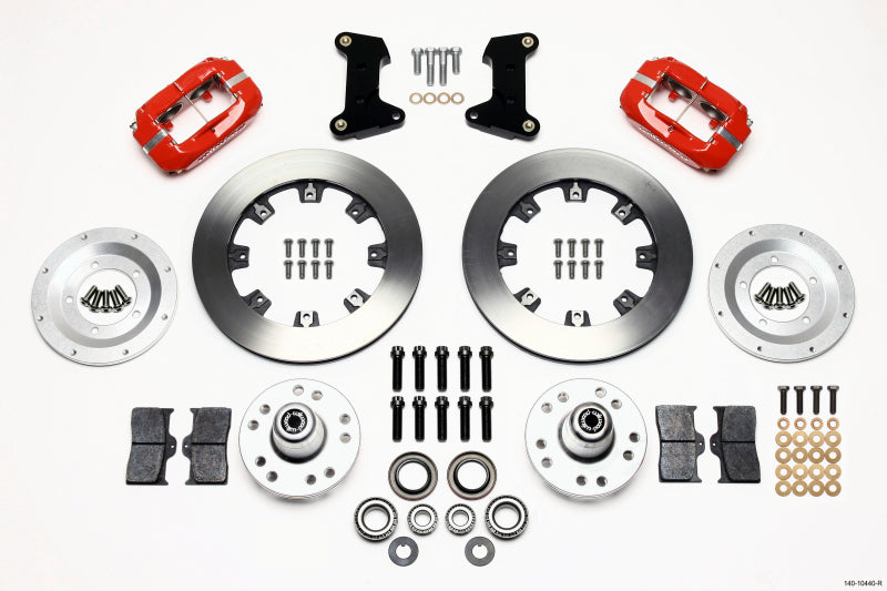 Wilwood Forged Dynalite Front Kit 12.19in Red 74-80 Pinto/Mustang II Disc Spindle only Wilwood Forged Dynalite Front Kit 12.19in Red 74-80 Pinto/Mustang II Disc Spindle only