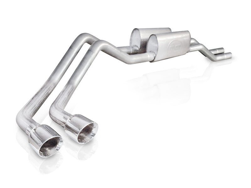 Stainless Works 2004-08 F150 5.4L Exhaust 2-1/2in Chambered Mufflers Behind Passenger Tire Exit Stainless Works 2004-08 F150 5.4L Exhaust 2-1/2in Chambered Mufflers Behind Passenger Tire Exit