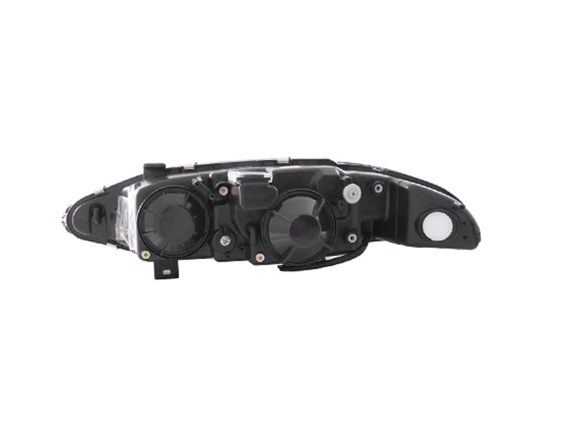 ANZO 1997-1999 Mitsubishi Eclipse Projector Headlights w/ Halo Black G2 ANZO 1997-1999 Mitsubishi Eclipse Projector Headlights w/ Halo Black G2