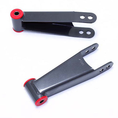 MaxTrac 01-10 GM C/K1500HD/2500HD/3500HD 2WD/4WD 2-3in Rear Lowering Shackles