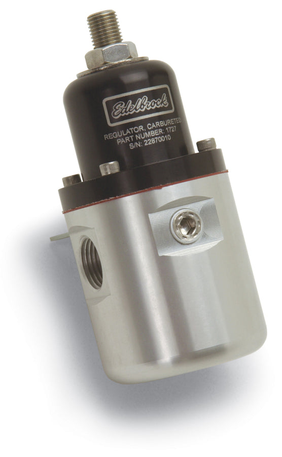 Edelbrock Fuel Pressure Regulator Carbureted 160 GPH 5-10 PSI 3/8In In/Out 3/8In Return Black Edelbrock Fuel Pressure Regulator Carbureted 160 GPH 5-10 PSI 3/8In In/Out 3/8In Return Black