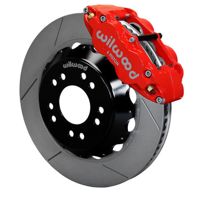 Wilwood Narrow Superlite 6R Front Hat Kit 14.00 Red 63-87 C10 w/ Wilwood Pro Spindles