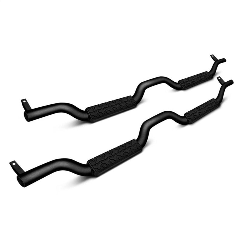 Rampage 2007-2018 Jeep Wrangler(JK) Unlimited Side Bar Drop Step Slimline - Black Rampage 2007-2018 Jeep Wrangler(JK) Unlimited Side Bar Drop Step Slimline - Black