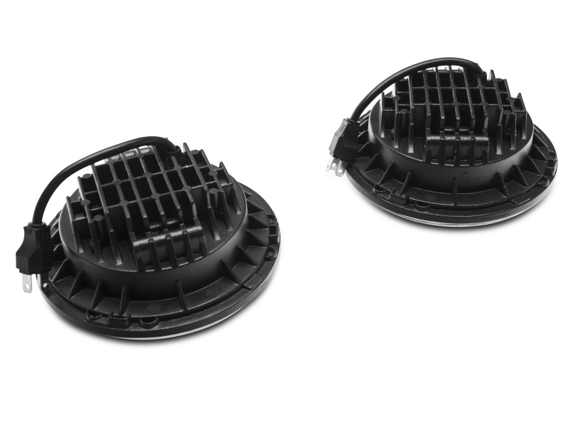 Raxiom 97-18 Jeep Wrangler TJ/JK Axial Series LED Daymaker Headlights- Chrome Housing (Clear Lens) Raxiom 97-18 Jeep Wrangler TJ/JK Axial Series LED Daymaker Headlights- Chrome Housing (Clear Lens)