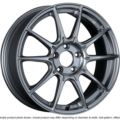 SSR GTX01 17x8 5x100 45mm Offset Dark Silver Wheel