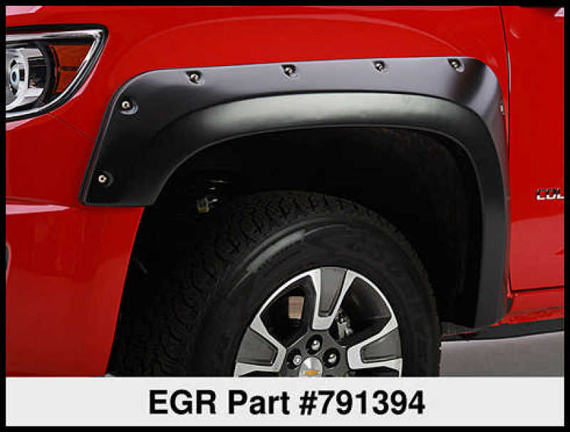 EGR 15+ Chevy Colorado 5ft Bed Bolt-On Look Fender Flares - Set EGR 15+ Chevy Colorado 5ft Bed Bolt-On Look Fender Flares - Set