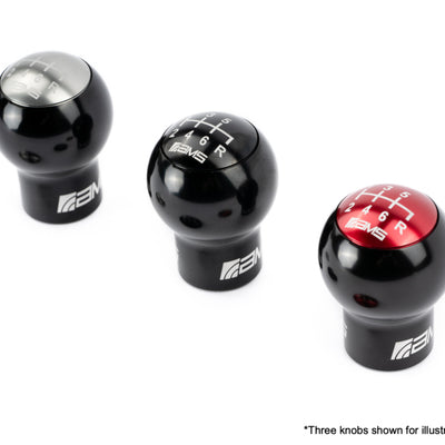 AMS Performance Subaru WRX/STi 6-Speed Billet Shift Knob (Incl Red, Black, & Gunmetal Cap)