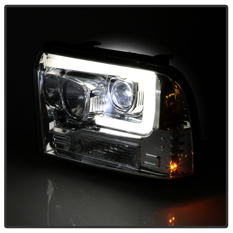 Spyder Platinum Ford F250/350/450 05-07 High-Power LED Module Proj. Headlights-Chrome (PRO-YD-FS05V2 Spyder Platinum Ford F250/350/450 05-07 High-Power LED Module Proj. Headlights-Chrome (PRO-YD-FS05V2