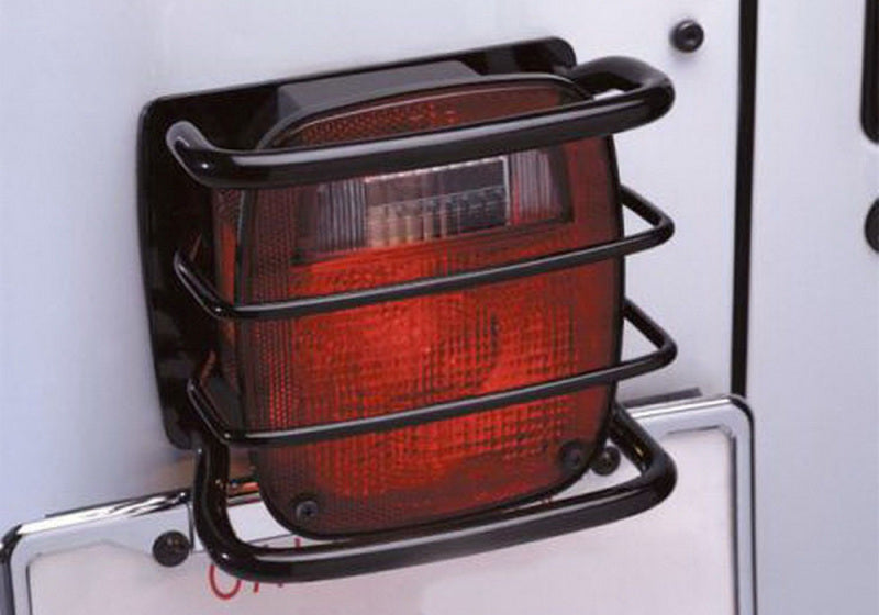 Rampage 1976-1983 Jeep CJ5 Taillight Euroguards - Black Rampage 1976-1983 Jeep CJ5 Taillight Euroguards - Black