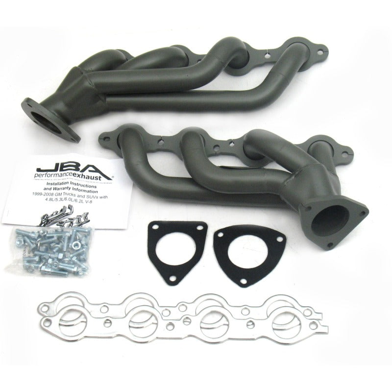 JBA 03-06 GM Truck 6.0L LS w/o EGR 1-5/8in Primary Ti Ctd Cat4Ward Header JBA 03-06 GM Truck 6.0L LS w/o EGR 1-5/8in Primary Ti Ctd Cat4Ward Header