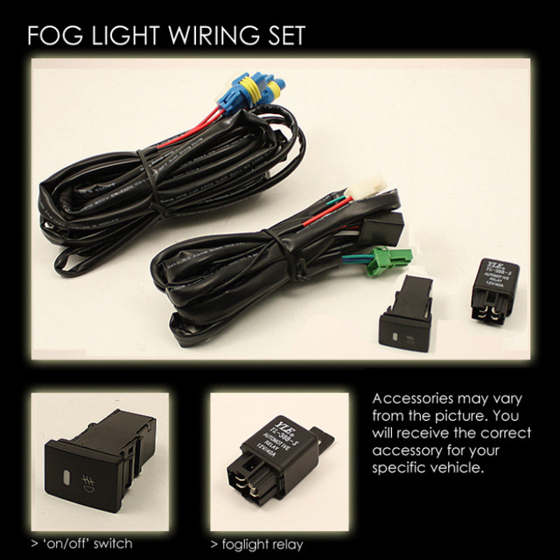 Spyder Toyota Tacoma 2012-2015 OEM Fog Lights W/Switch Clear FL-CL-TTA2012-C Spyder Toyota Tacoma 2012-2015 OEM Fog Lights W/Switch Clear FL-CL-TTA2012-C