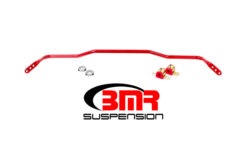 BMR 15-17 S550 Mustang Rear Hollow 25mm 3-Hole Adj. Sway Bar Kit - Red BMR 15-17 S550 Mustang Rear Hollow 25mm 3-Hole Adj. Sway Bar Kit - Red