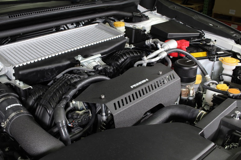 PERRIN 22-25 Subaru WRX Pulley Cover - Black (TALL - For Use w/o PERRIN AOS) PERRIN 22-25 Subaru WRX Pulley Cover - Black (TALL - For Use w/o PERRIN AOS)