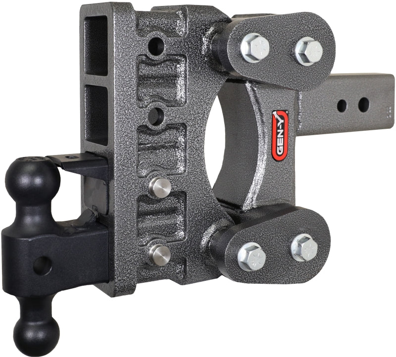 Gen-Y The Boss Torsion-Flex 3in Shank 6in Drop 32K Hitch w/GH-0161 Dual-Ball/GH-0162 Pintle Lock Gen-Y The Boss Torsion-Flex 3in Shank 6in Drop 32K Hitch w/GH-0161 Dual-Ball/GH-0162 Pintle Lock