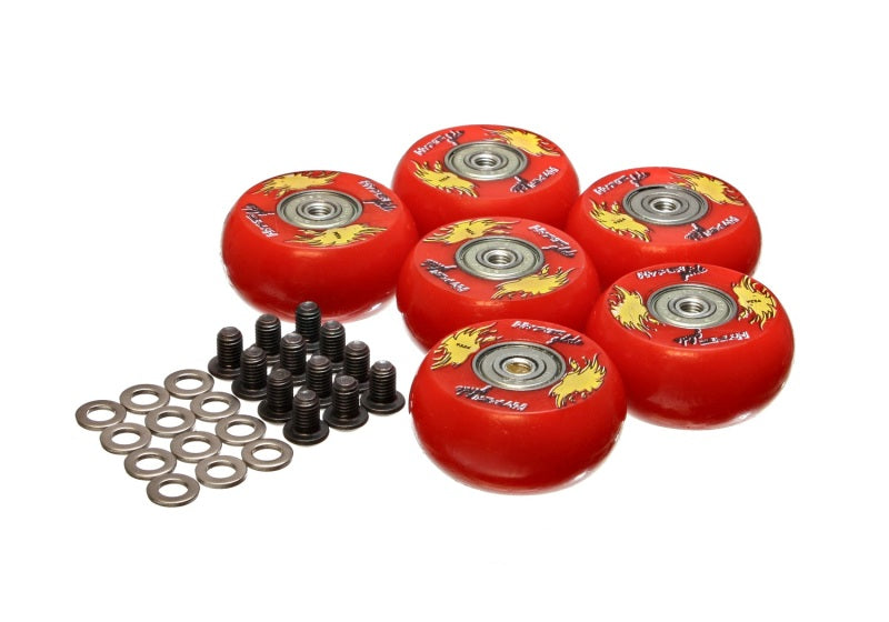 Energy Suspension 2in /50 Mm Wheel (6 Ea) - Red Energy Suspension 2in /50 Mm Wheel (6 Ea) - Red