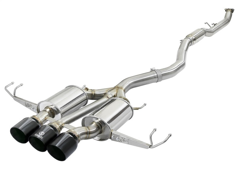 aFe Takeda 3in 304 SS Cat-Back Exhaust w/ Tri-Black Tips 17-18 Honda Civic Type R L4 2.0L (t) aFe Takeda 3in 304 SS Cat-Back Exhaust w/ Tri-Black Tips 17-18 Honda Civic Type R L4 2.0L (t)