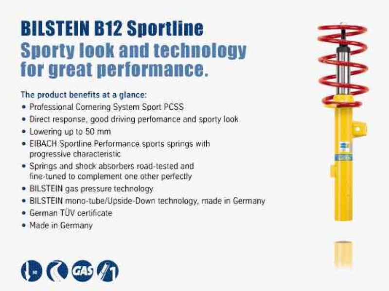 Bilstein B12 1998 Audi A4 Avant Front and Rear Suspension Kit Bilstein B12 1998 Audi A4 Avant Front and Rear Suspension Kit