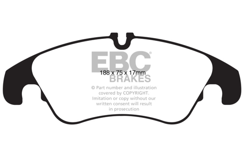 EBC 11 Audi A6 2.0 Turbo Greenstuff Front Brake Pads EBC 11 Audi A6 2.0 Turbo Greenstuff Front Brake Pads